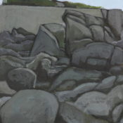 Au pied du mur - 60 x 37,5