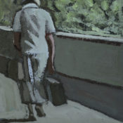 Sur les quais - 19,2 x 20,5
